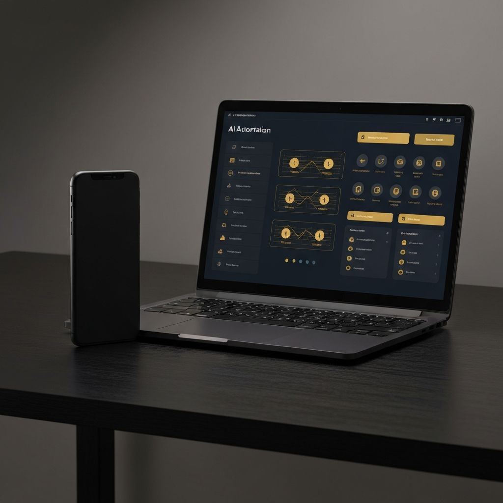 AI automation dashboard on devices